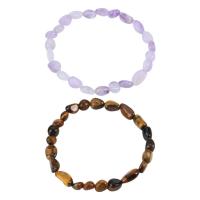 Gemstone Bracciali, Pietra naturale, Irregolare, placcato, gioielli di moda & unisex, nessuno, Lunghezza 18 cm, Venduto da PC