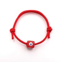 Bracelet Evil Eye bijoux, résine, avec Cordon milanais, Mauvais œil, Style bohème & unisexe, plus de couleurs à choisir, Longueur Environ 11.8 pouce, Vendu par PC