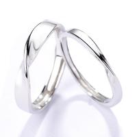 925 Sterling Silver Finger Rings polished Adjustable & for man original color Sold By PC