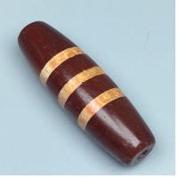 Naturlige tibetanske Agate Dzi Beads, Tibetansk agat, Vintage & du kan DIY, 46x15mm, Solgt af PC