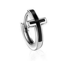 Titanium teräs korvakoru, Titanium Steel, päällystetty, muoti korut & Unisex, 15x13mm, Myymät PC