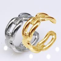 Edelstahl Ringe, 304 Edelstahl, Modeschmuck & für Frau, keine, 8mm, verkauft von PC