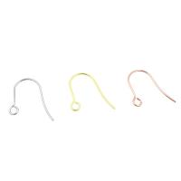 Rozsdamentes acél Hook earwire, 316L rozsdamentes acél, Galvanikus lemezelés, DIY & különböző méretű a választás, több színt a választás, 100PC-k/Bag, Által értékesített Bag