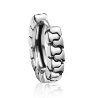 Titanium teräs korvakoru, Titanium Steel, päällystetty, muoti korut & Unisex, 15x4mm, Myymät PC