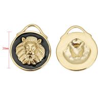 Stainless Steel Animal Pendants 304 Stainless Steel DIY & enamel golden 20mm Sold By Bag