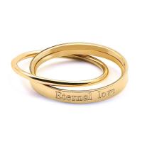 Titanium Steel Finger Ring Donut Vacuum Ion Plating fashion jewelry & Unisex US Ring Sold By PC