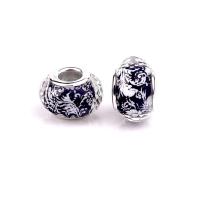 European Resin Beads with Iron Lantern silver color plated DIY Approx Sold By Bag