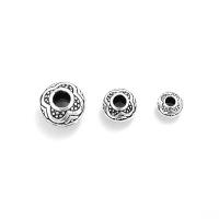 925 Sterling Silver Spacer Bead, snasta, méid éagsúla do rogha, dath bunaidh, Díolta De réir PC