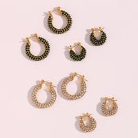 Cruach dhosmálta Lever Back Earring, 304 Cruach dhosmálta, 18K ór plátáilte, méid éagsúla do rogha & micrea réiteach zirconia ciúbach & do bhean, órga, Díolta De réir Péire