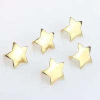 Componetes de Metal para Pendientes, Estrella, chapado en color dorado, Bricolaje, dorado, libre de níquel, plomo & cadmio, 24mm, Vendido por UD