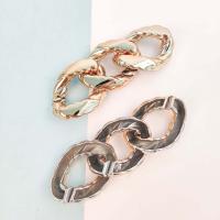 Acrylic Linking Ring gold color plated DIY golden Sold By Bag