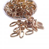 Acryl Linking Ring, gold plated, DIY & verschillende grootte voor keus, gouden, 500pC's/Bag, Verkocht door Bag