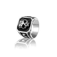 Acier titane bague, crane, poli, normes différentes pour le choix & pour homme, couleur originale, Vendu par PC