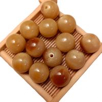 Resin Jewelry Beads Round epoxy gel imitation ox bone & DIY coffee color Sold By Bag