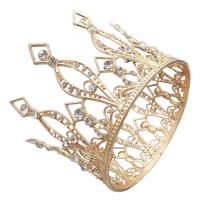 Bridal Tiaras Zinc Alloy plated fashion jewelry & for woman & with rhinestone nickel lead & cadmium free Sold By PC