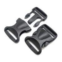 Plastic Release Buckle DIY black Sold By PC