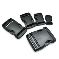 Plastic Release Buckle DIY black Sold By PC