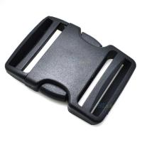 Plastic Release Buckle DIY black Sold By PC