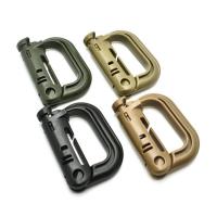 Plastika Torba sigurnosnih Buckle, Pismo D, Održivi, više boja za izbor, 53.50x37.60x11mm, Prodano By PC