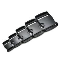 Plastic Release Buckle DIY black Sold By PC