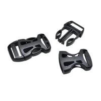 Plastic Release Buckle DIY black Sold By PC