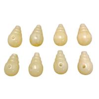 Hartsi korut Helmet, Calabash, tee-se-itse, keltainen, 12x20mm, N. 100PC/laukku, Myymät laukku