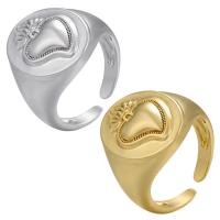 Messing fingerring, forgyldt, Justerbar & Unisex, flere farver til valg, 21mm, Solgt af PC