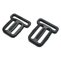 Plastic Bag Adjust Buckle DIY black Sold By PC