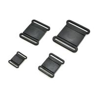 Plastic Release Buckle DIY black Sold By PC