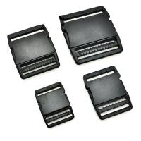 Plastic Release Buckle DIY black Sold By PC