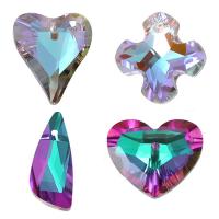 Crystal Pendants plated DIY  18mmu300114mmu300110*20mmu300114*17mm Sold By Bag