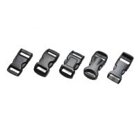 Plastic Release Buckle DIY black Sold By PC