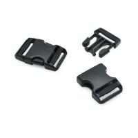 Plastic Release Buckle DIY black Sold By PC