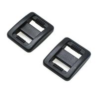 Plastic Bag Adjust Buckle DIY black Sold By PC