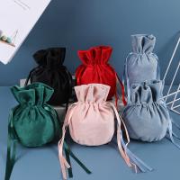 velours de coton Sac drawstring, normes différentes pour le choix, plus de couleurs à choisir, Vendu par PC