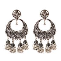 Fashion Fringe Oorbellen, Zinc Alloy, plated, mode sieraden & voor vrouw, meer kleuren voor de keuze, 80mm, Verkocht door pair