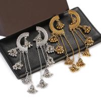 Zinc Alloy Drop Earrings plated fashion jewelry & for woman Sold By Pair