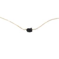 Gemstone smycken halsband, Mässing, med Natursten, 14K guldpläterad, för kvinna, gyllene, nickel, bly och kadmium gratis, Längd 15.75 inch, Säljs av PC