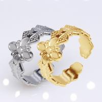 Vinger Ring in edelstaal, 304 roestvrij staal, mode sieraden & uniseks, meer kleuren voor de keuze, 11mm, Verkocht door PC