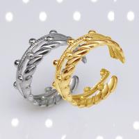 Stainless Steel Finger Ring 304 Stainless Steel Vacuum Ion Plating fashion jewelry & for woman 7mm Sold By PC