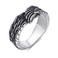 Vinger Ring in edelstaal, 304 roestvrij staal, mode sieraden & verschillende grootte voor keus & voor de mens, 8.20mm, Verkocht door PC