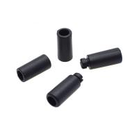 Plastic Cord Tips Column DIY black Sold By PC