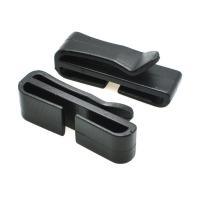 Plastic Bag Adjust Buckle DIY black Sold By PC