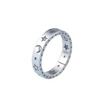 Sterling Silver smycken finger ring, 925 sterling silver, platinerade, mode smycken & för kvinna, ursprungliga färgen, Säljs av PC