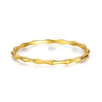 Messing Bangle, Bamboe, gold plated, mode sieraden & verschillende grootte voor keus & voor vrouw, gouden, nikkel, lood en cadmium vrij, 4.50mm, Verkocht door PC