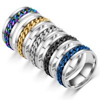 Titanium Steel Finger Ring plated Unisex Sold By Lot