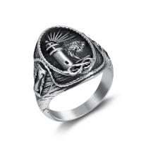 Titanium Steel Finger Ring polished Unisex Sold By PC