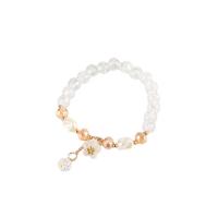 Kristal armbanden, met Hars Shell & Plastic Pearl & Zinc Alloy, mode sieraden & voor vrouw, meer kleuren voor de keuze, Lengte Ca 6-7 inch, Verkocht door PC