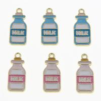 Zinc Alloy Enamel Pendants Bottle KC gold color plated Unisex nickel lead & cadmium free Approx Sold By Bag