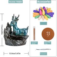 Backflow Incense Burner Porcelain handmade for home and office & durable Sold By PC